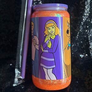 Scooby Doo and Friends Orange Snow Globe Tumbler